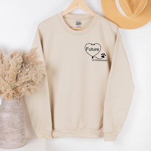 Vet Tech Sweatshirt, Veterinarian Gift, Dog Lover Sweatshirt, Vet Student Sweatshirt, Vet Tech Gift, Vet Tech Sweater, Veterinary Sweatshirt