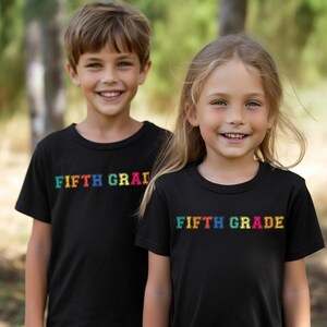 5th Grade Shirt, Fifth Grade Shirt, Back to School Shirt, Hello School Shirt, 5th Grade Tshirt, Kids First Day of Fifth Grade Tee, Kids Tee