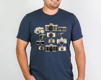 Vintage Camera Shirt for Photographer, Photography Shirt, Camera Lover Shirt, Cameraman Shirt, Funny Photography Tee, Photography Lover Gift