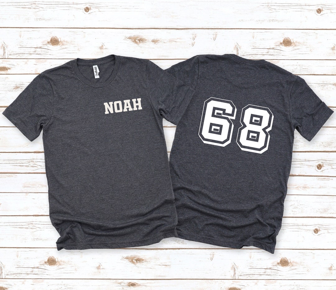 Custom Your Name and Number Shirt, Customized Name Number Tshirt