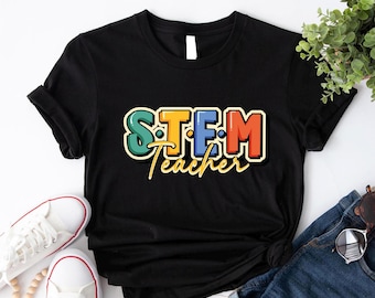STEM Teacher Shirt, STEM Teacher Gift, Teacher Appreciation Shirt, Engineering Teacher Shirt, Science Teacher Tee, STEM Squad Shirts