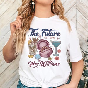 Future Mrs Shirt, Custom Future Mrs Shirt, Bachelorette Party Shirt, Bride To Be Shirt, Engagement Gift, Wedding Gift Shirt, Fiance Shirt