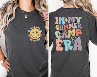 In My Summer Camp Era Shirt, Summer Scout Shirt, Comfort Colors Summer Tee, Summer Vacation Shirt, Summer Camp Shirt, Camping Lover Shirt