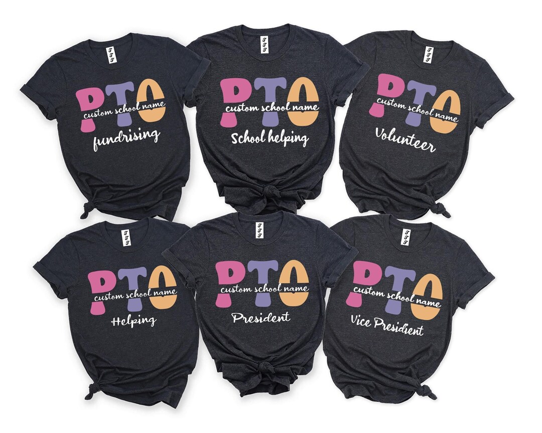 Custom Parent Teacher Organization Association Shirt, PTA PTO Crew ...