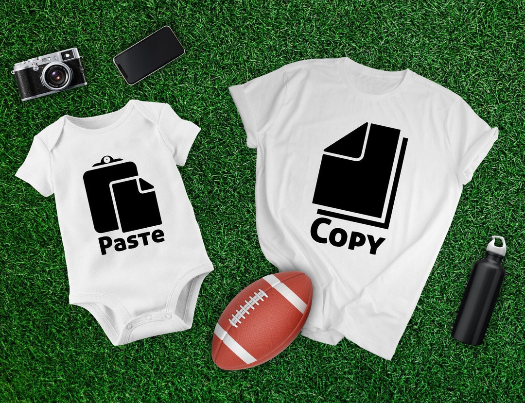 Copy Paste Shirt, Father Son Shirts, Daddy and Me Shirts, New Dad Shirt ...