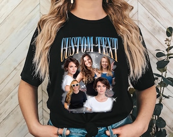 Custom Photo Bootleg Shirt, Custom Bootleg Rap Tee, Vintage Comfort Colors Tee, Vintage Graphic 90s Shirt, Custom Photo Shirt, Birthday Gift