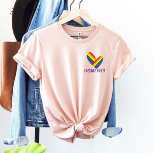 Proud Ally Shirt, LGBTQ Ally Shirt, Pride Ally Shirt, Trans Ally Shirt, LGBT Shirt For Ally, Pride Shirt, Ally Gift, Lesbian Tee, Gay Pride