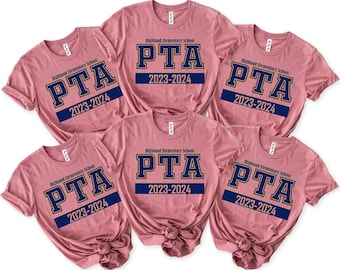 Custom PTA Shirt, Parent Teacher Organization Association Shirt, Custom PTO Shirt, Gift For School Crew, School Volunteer Shirt, PTA T-Shirt