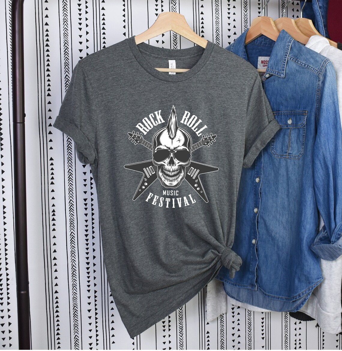 mens rock n roll shirts
