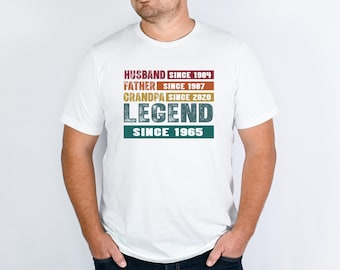 Personalized Husband Father Grandpa Legend Shirt, New Grandpa Shirt, Legend Dad Shirt, Fathers Day Gift, Hero Dad Shirt, Gift For Grandpa