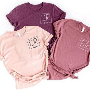 ER Nurse Shirt, Emergency Nurse Shirt, Registered Nurse Shirt, Nursing Shirt, Nurse Life Shirt, Gift for Nurses, Nurse Shirt, Nurse T-shirt