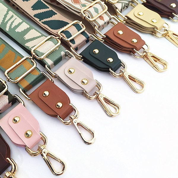 11 Colors Canvas Bag Strap, 5CM High Quality Canvas  Rucksack Bag Straps, Crossbody Shoulder Straps, Shoulder Bag Straps