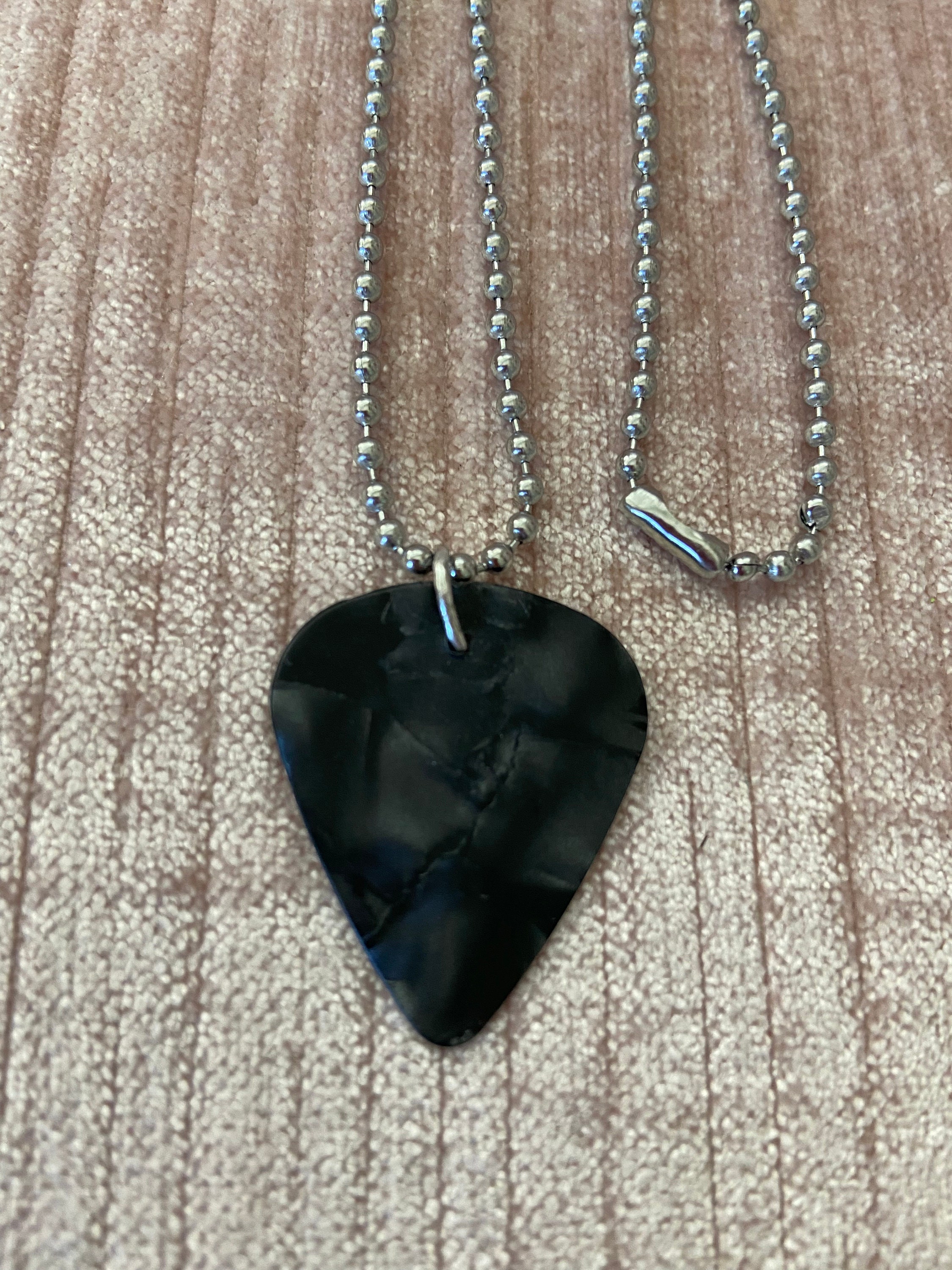 Buy Eddie Munson Stranger Things Guitar Pick Necklace Online in India 