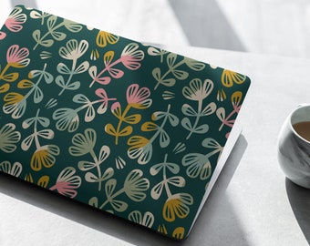 Abstract Floral Laptop Skin, Laptop Cover, Laptop Skins, Removable Laptop Skins, Laptop Decal, Customized Laptop Full Coverage Stickers, 387