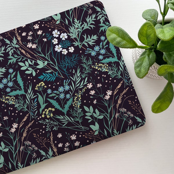 Wildflower Floral Laptop Skin, Laptop Cover, Laptop Skins, Removable Laptop Skins, Laptop Decal, Customized Laptop, Laptop Stickers 71