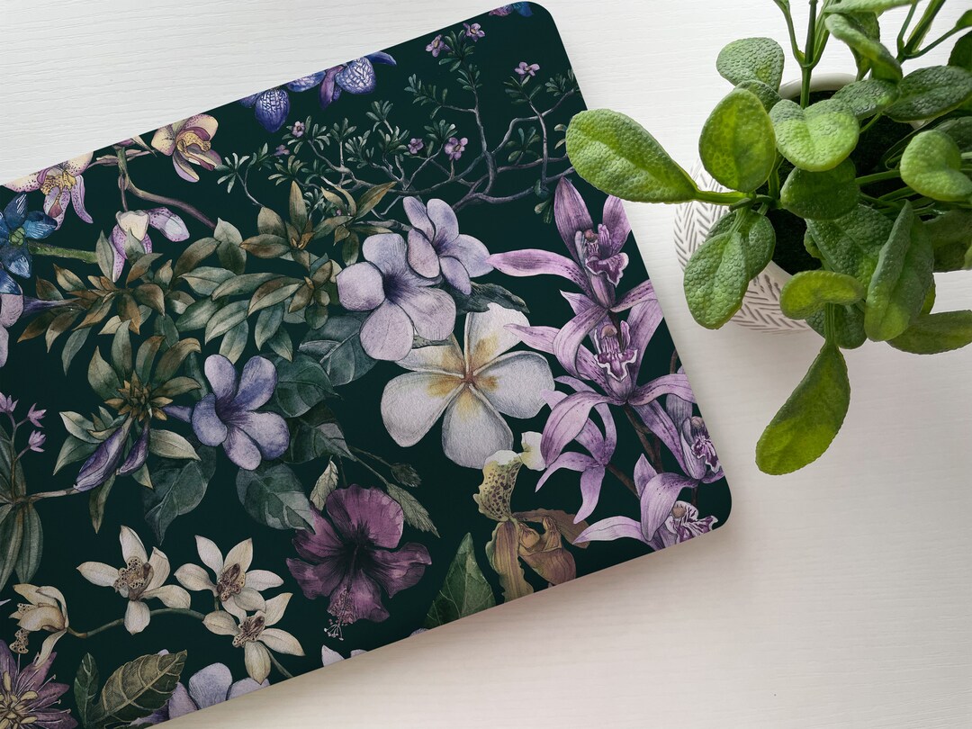 Tropical Floral Laptop Skin Laptop Cover Laptop Skins Etsy