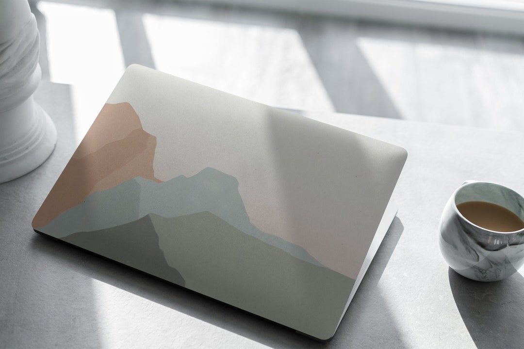 Sunset Mountains Laptop Skin, Laptop Cover, Laptop Skins, Removable Laptop Skins, Laptop Decal