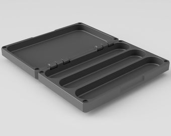 Dice Storage Vault for D&D and Pathfinder - Triple Set Dice Box STL - Tabletop Game Accessories