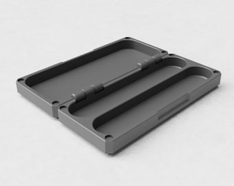 Dice Storage Vault for D&D and Pathfinder - Double Set Dice Box STL - Tabletop Game Accessories