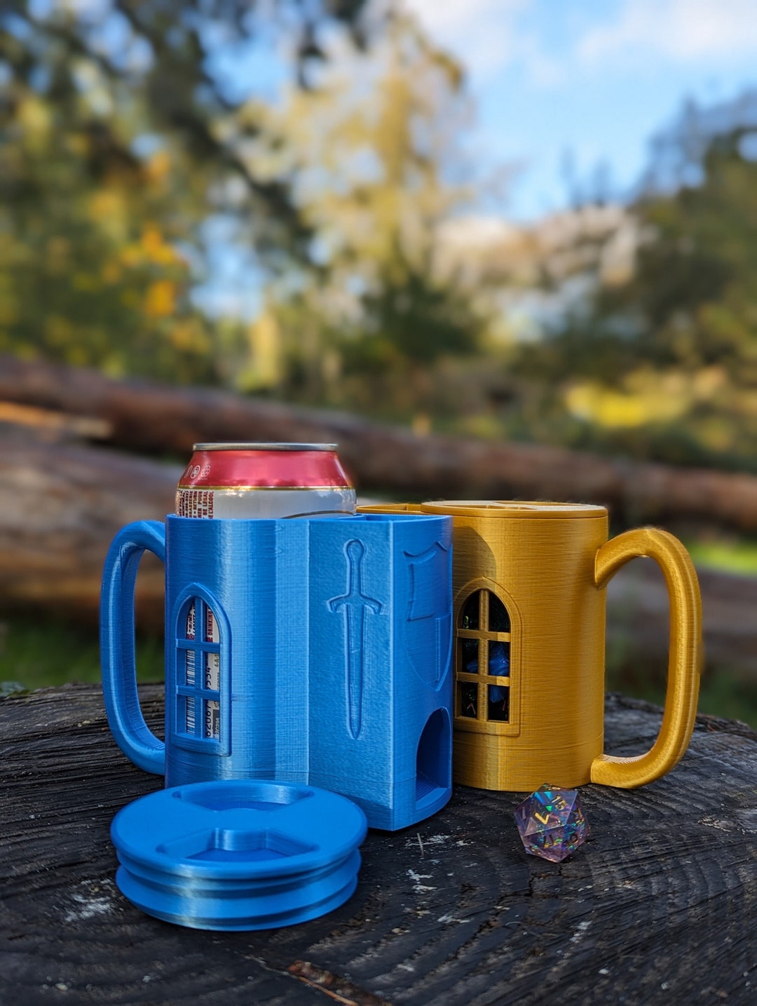 The Can Dice Tower 2.0 Tabletop Game, Dice Tower Drink Holder, Dungeons