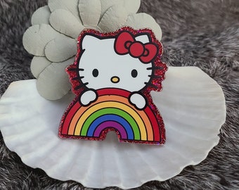 Bobine de badge médical Rainbow Kitty
