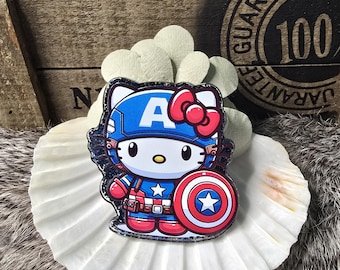 Kitty America Medical Office Badge Reel