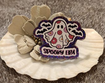Halloween Ghost Spooky Era nurse office Badge Reel