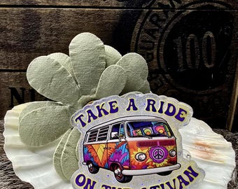 Ride The Ativan Bus UV-DTF, Nurse, Medical Badge Reel