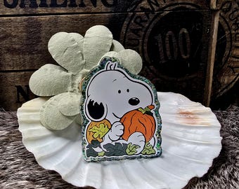 Fall Beagle Nurse Medical Office Badge Reel