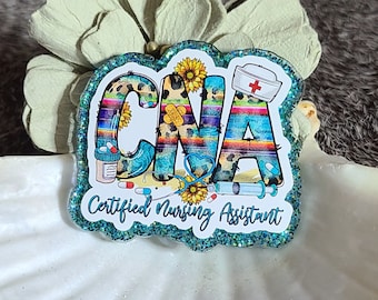 Western Style CNA Medical Badge Reel, Nurse Badge Reel