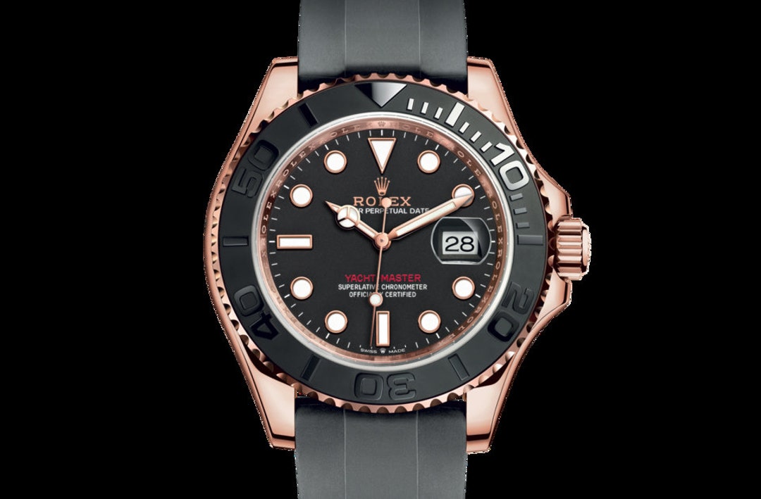 Rolex YACHT-MASTER 40 Oyster 40 Mm Everose Gold M126655-0002 - Etsy