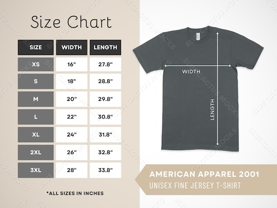 T-Shirt Sizing and Buyer Guide