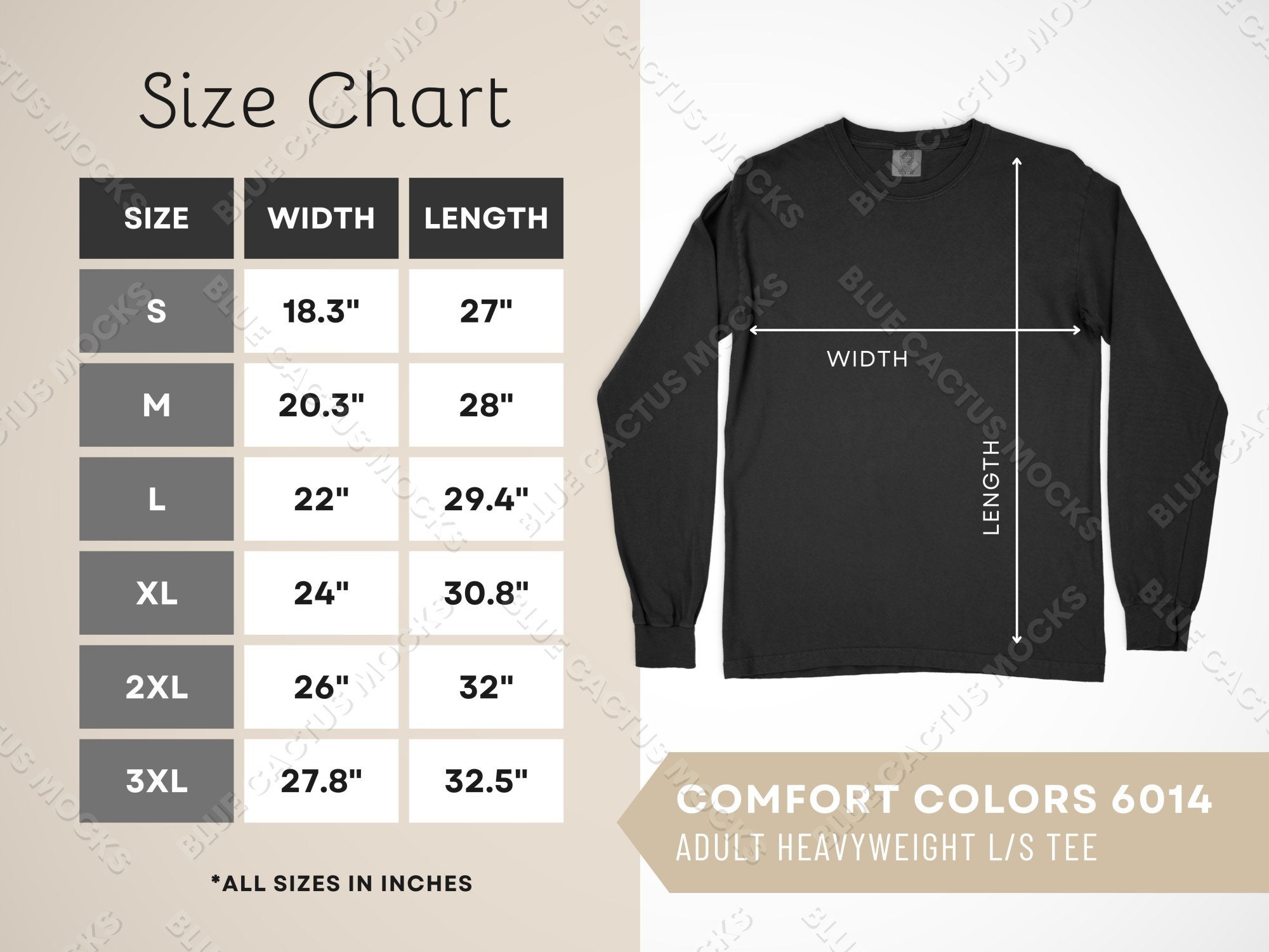 comfortiva size chart