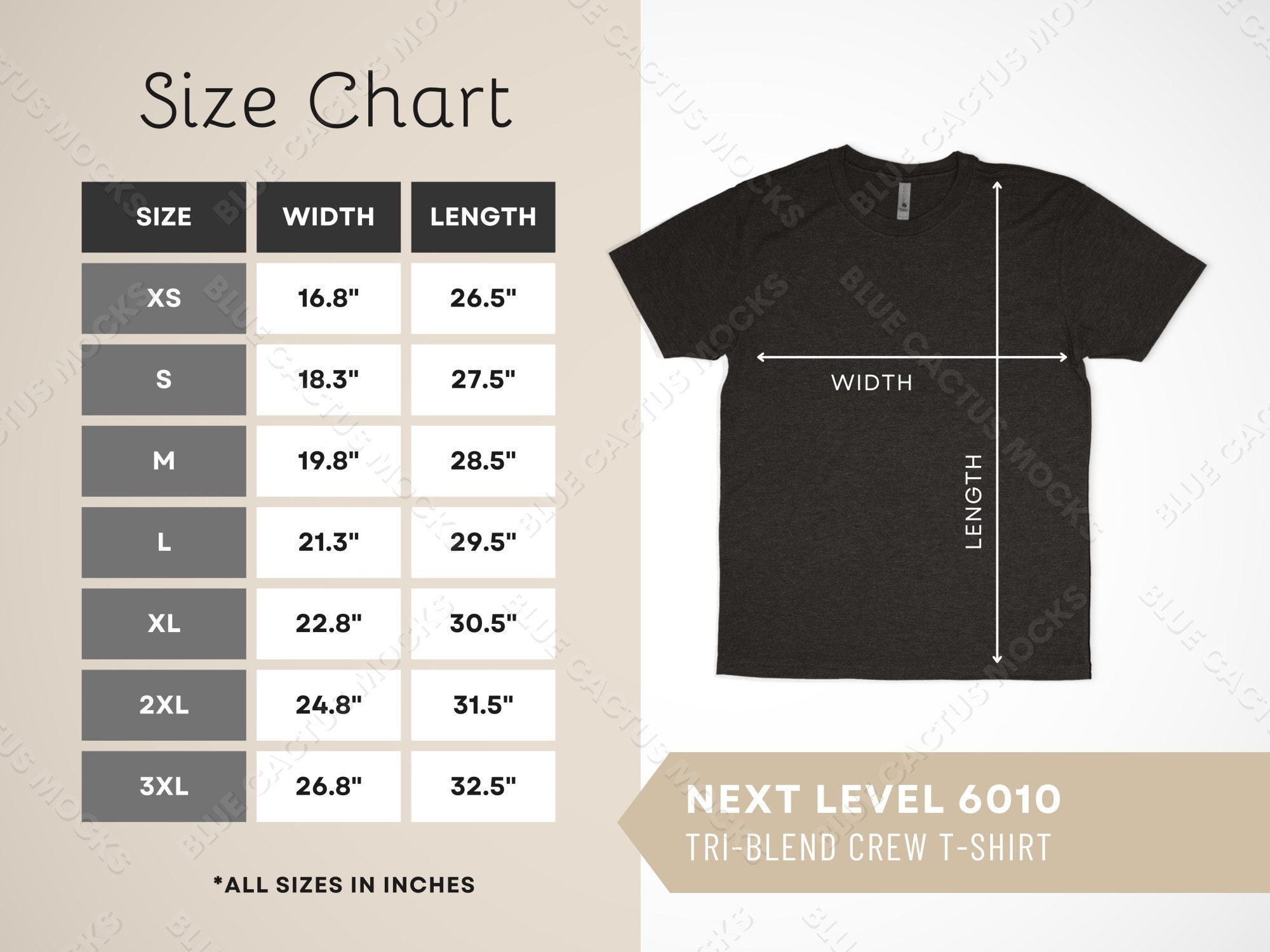 Next Level Triblend Crew T-Shirt - 6010