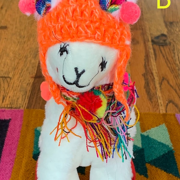 Andean Bolivian Stuffed Llama Alpaca Plush Toy - Alpaca Wool - Stuffed Animals - Unique Gifts - Christmas Gifts