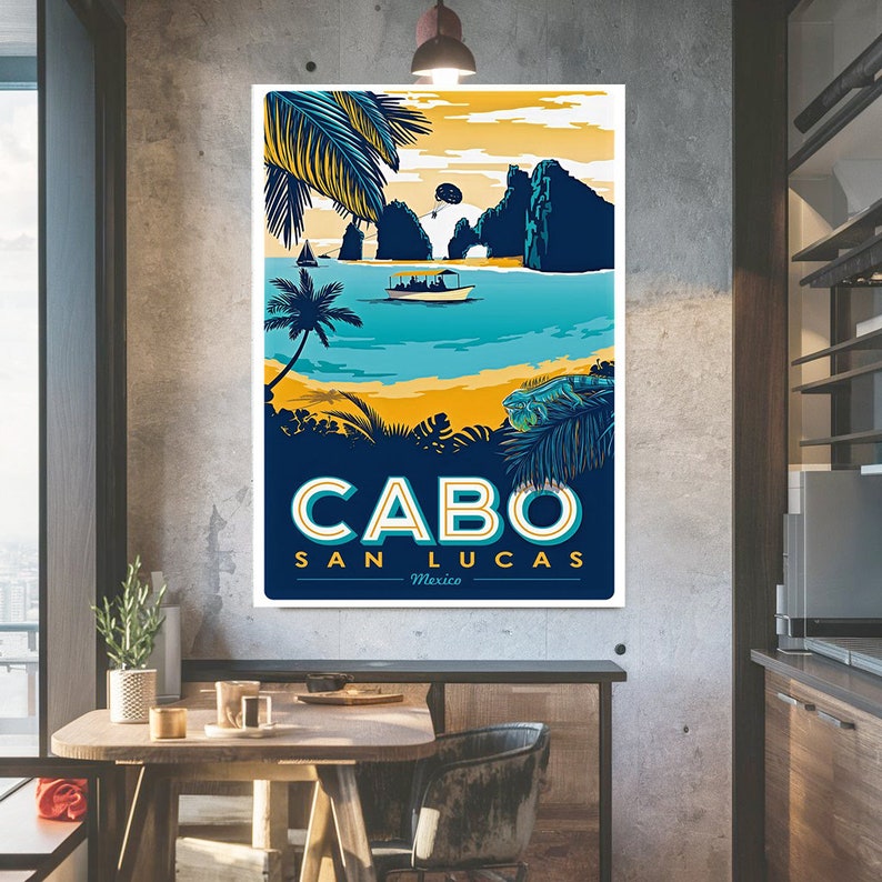 Cabo San Lucas Mexico Poster: Travel Wall Art Perfect Gift for ...