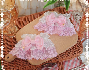 Sweet Lolita Cupcake Lace Wrist Cuffs