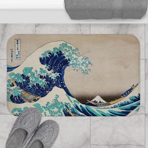 The Great Wave off Kanagawa Bath Mat