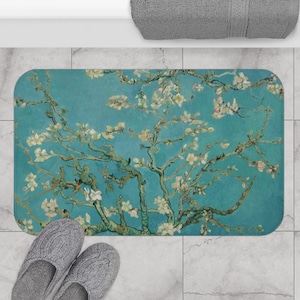 Almond Blossoms - Vincent Van Gogh - Bath Mat