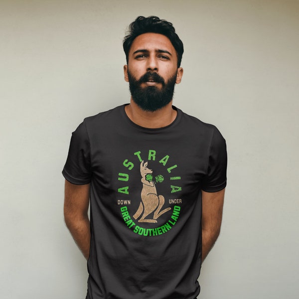 Boxing Kangaroo Vintage look Unisex Heavy Cotton Tee