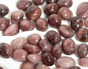 Strawberry Quartz Tumbled Stone | Natural Strawberry Quartz Crystals