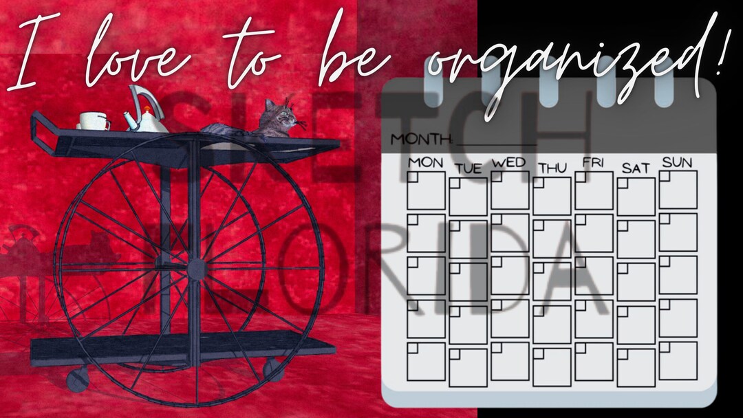 Monthly Planner, Wall Printable, Art Print, Wall Art, Gift for You, Day ...