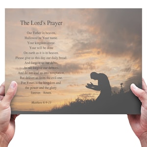 The Lord&#39;s Prayer Printable Wall Art