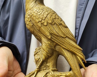 Eagle Statue Sculpture Frgurine Gift for Home Office Living Room Desktop Display Decorative Decoration Decorative, Bald Eagle Bird Hawk Owl