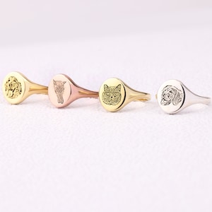 personalized pet photo ring