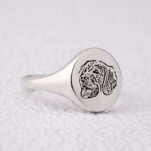 pet memorial ring
custom memorial ring