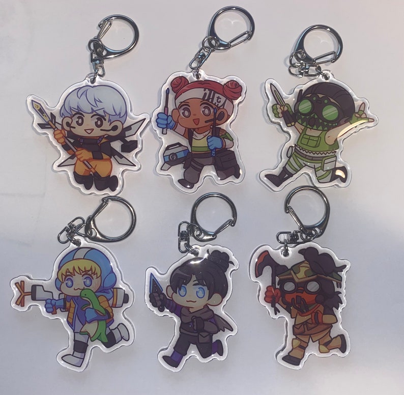 Octane Keychain Apex Legends 2.5 Inch Acrylic Charm - Etsy