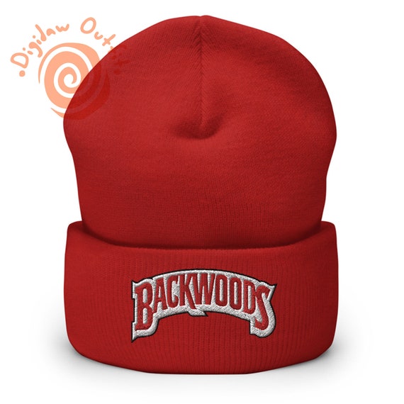 Backwood Beanie Cigar Logo Embroidery Beanie Comany Beanie Etsy
