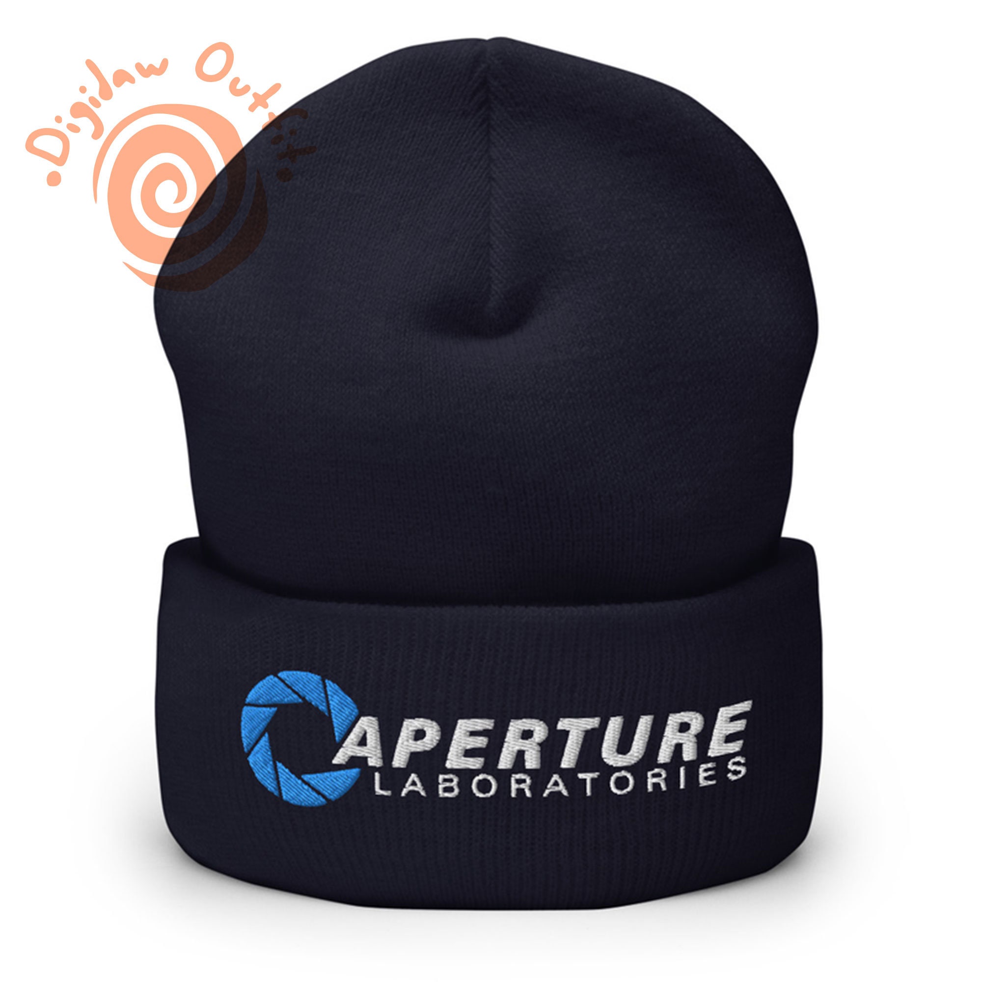NA Aperture Science Portal Beanie Hat Winter Warm Knit Skull Cap for Boys Girls Black 