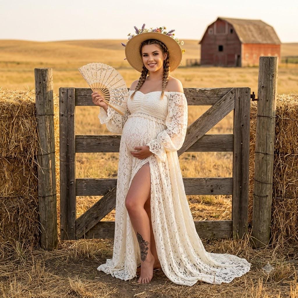 bohemian bae dresses Boho Lace Photoshoot Two Piece Dress this Boho Cotton Maxi